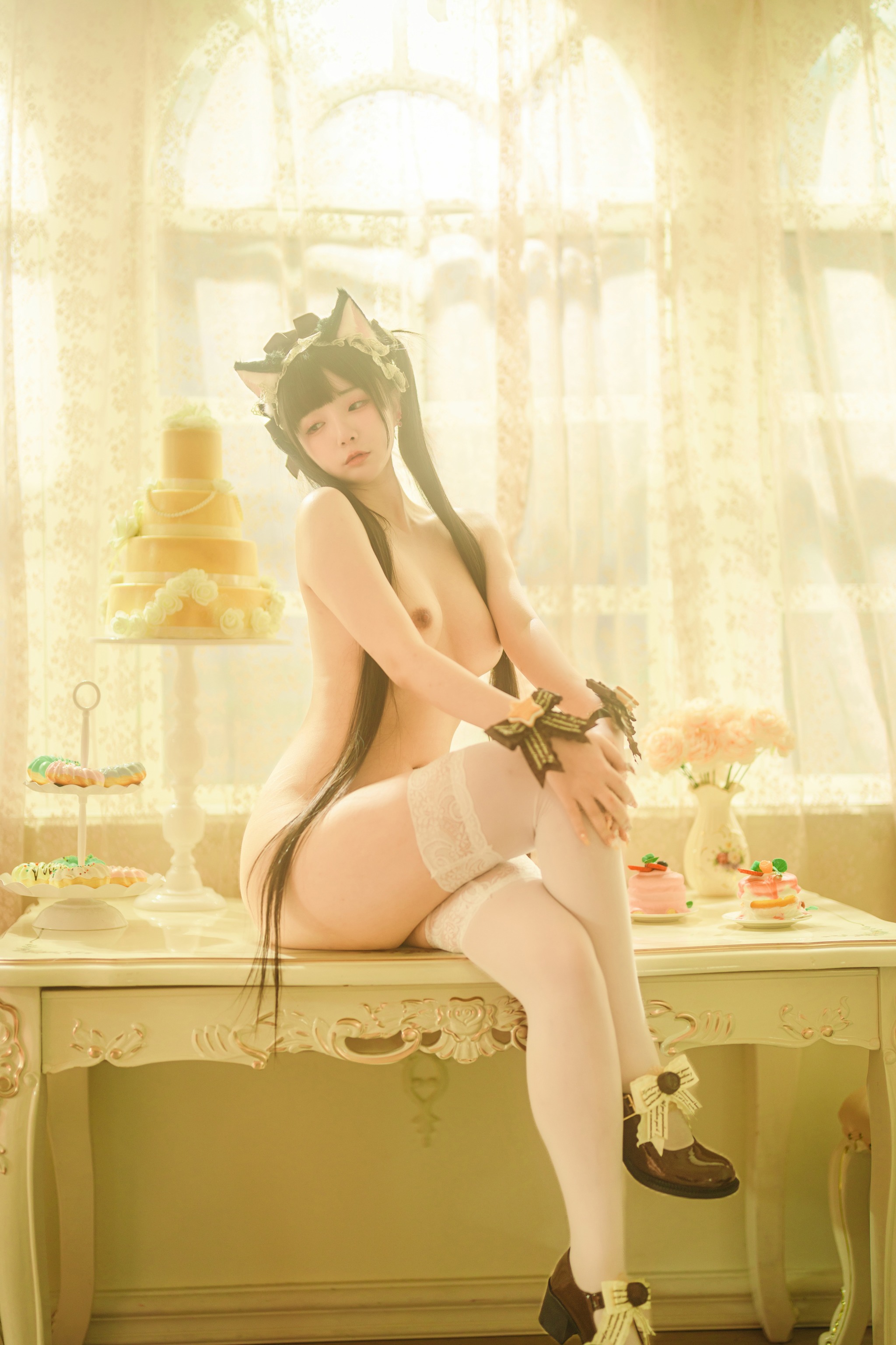 图片[1]-落落Raku – NO.045 自购 女♡體♡盛[57P]-XikXak